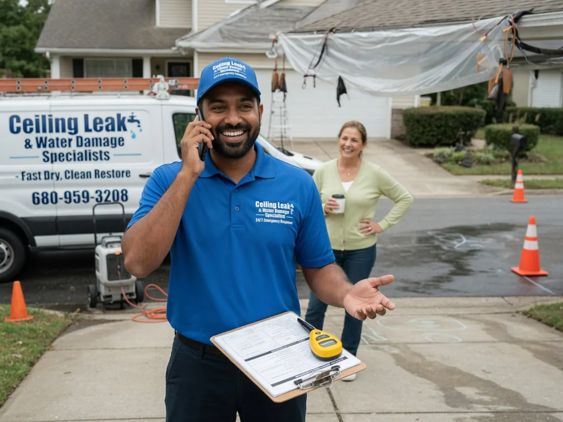 Ceiling Leak Cleanup Bird City, KS FAQs